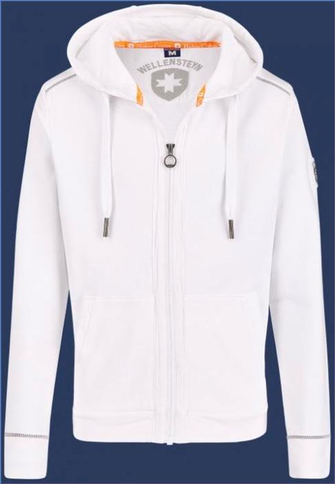 Jacken | Yacht Hoodie Men - French Terry 400 White - Wellensteyn Herren SMW110.L562974