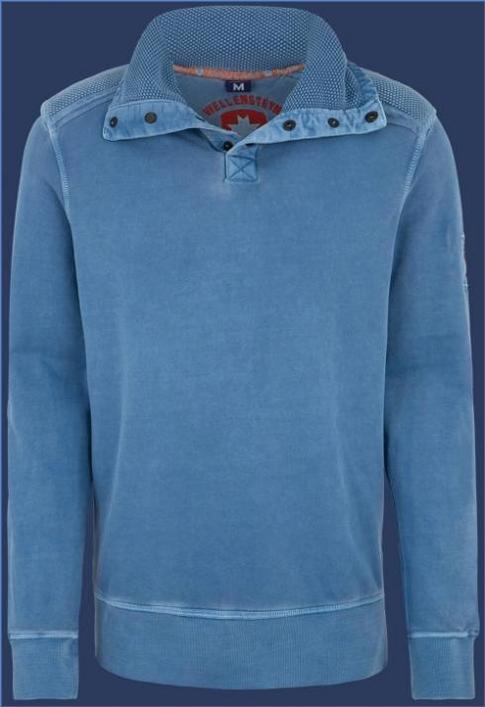 Pullover | Backbord - French Terry 400 Moonlightblue - Wellensteyn Herren SMW110.L562707