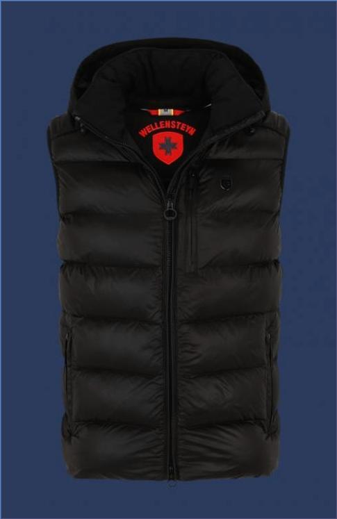 Westen | Blackjack Men Short Vest Hood - MoShiHiTec Schwarz - Wellensteyn Herren SMW110.L563251